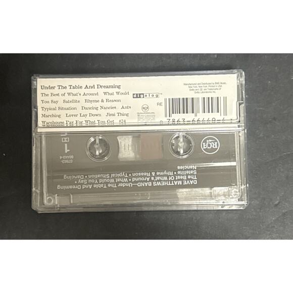 Dave Matthews Band Under the Table and Dreaming 1994 Cassette Tape RCA 07863 - Picture 2 of 7